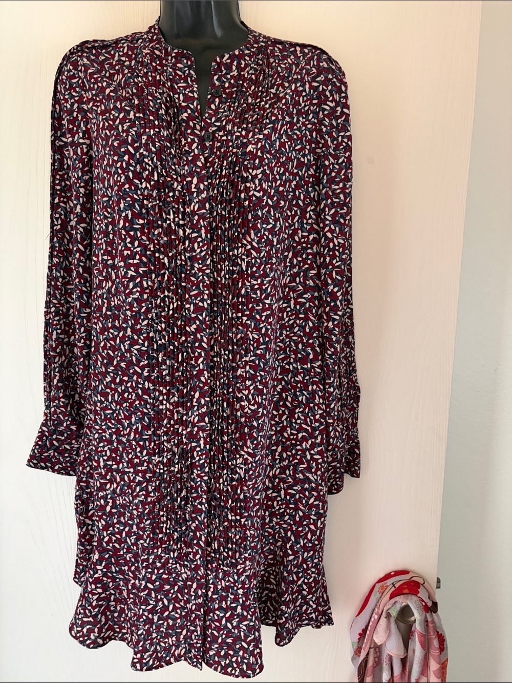Tory Burch Confetti Print Silk Dress